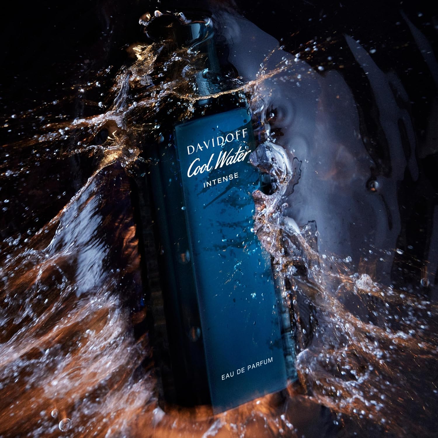 Davidoff Cool Water Eau De Parfum Intense – Ambery Men'S Cologne – With Notes Of Green Mandarin, Coconut Water & Amber – Long Lasting Fragrance