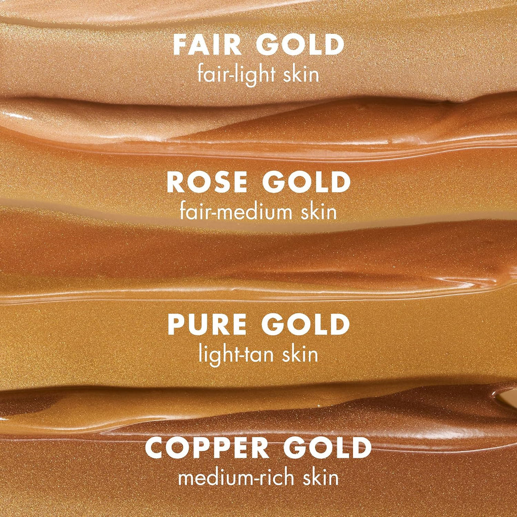 E.L.F. Skin Bronzing Drops, Liquid Face Tinted Serum With Vitamin E & Sunflower Oil, Shimmer Finish, Vegan & Cruelty-Free, Rose Gold