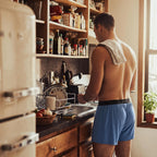 Soft Cooling Men'S Boxer Shorts，Viscose Made From Bamboo Underwear With Button Fly, Loose Relaxed Fit Boxers