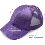 C.C Hatsandscarf Ponytail Caps Messy Buns Trucker Plain Baseball Cap (Bt-6)