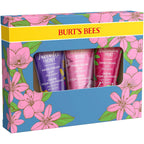 Burt's Bees Spring Gift, 3 Moisturizing Self Care Gifts, Shea Butter Hand Cream Trio Spring Set - Lavender & Honey, Wild Rose & Berry and Watermelon & Mint (Packaging May Vary)