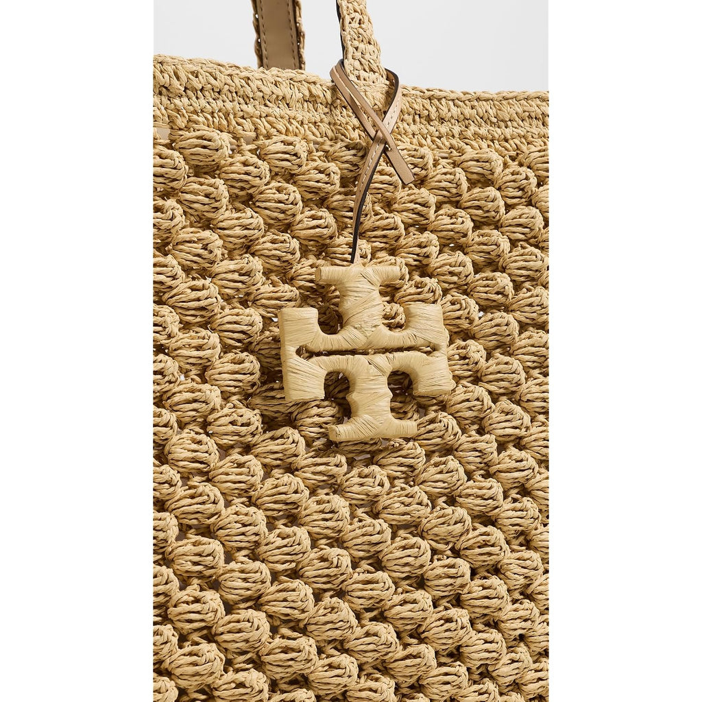 Tory Burch Women'S Ella Hand-Crocheted Popcorn Large Tote