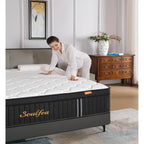 Soulfea Full Size Mattress,10 Inch Hybrid Full Mattress In A Box With Memory Foam & Individual Pocket Spring For Edge Support,Pressure Relief,Medium Firm,Certipur-Us.