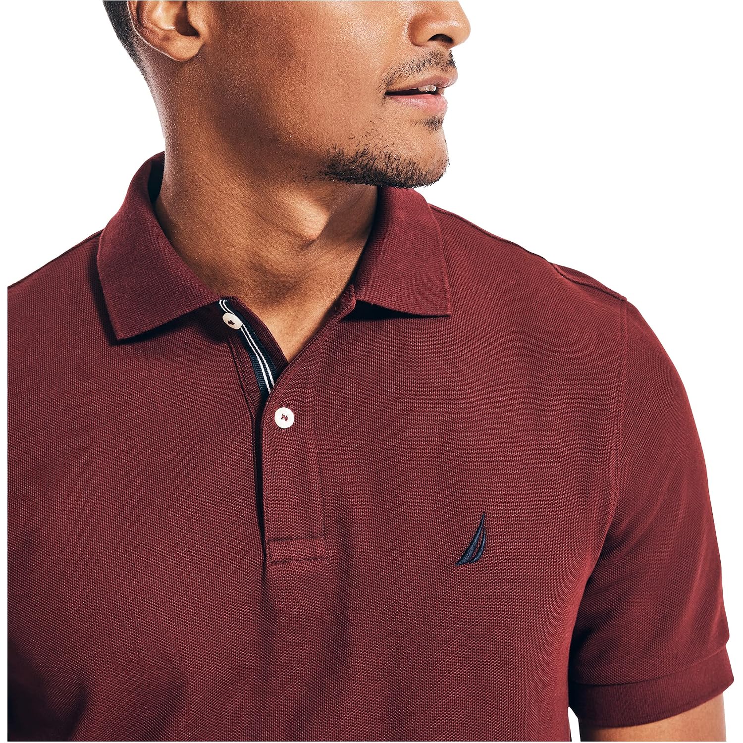 Nautica Men'S Performance Pique Polo Shirt