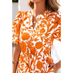 Dowerme Womens Summer Dresses 2026 Casual Puff Short Sleeve V Neck Floral Boho Tiered Ruffle Maxi Dress With Pockets