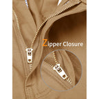 Magnivit Men'S Capri Long Elastic Cargo Shorts Below Knee Shorts 3/4 Cotton Cargo Casual Shorts With Multi-Pockets