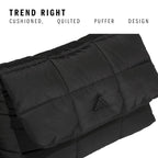 Adidas Unisex Quilted Crossbody Bag – Soft Cushioned Puffer Purse, Foldover