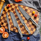 Astercook Knife Set, 15-Piece Kitchen Knife Set with Block, Built-in Knife Sharpener, German Stainless Steel Knife Block Set, Dishwasher Safe Kitchen Utensils Set