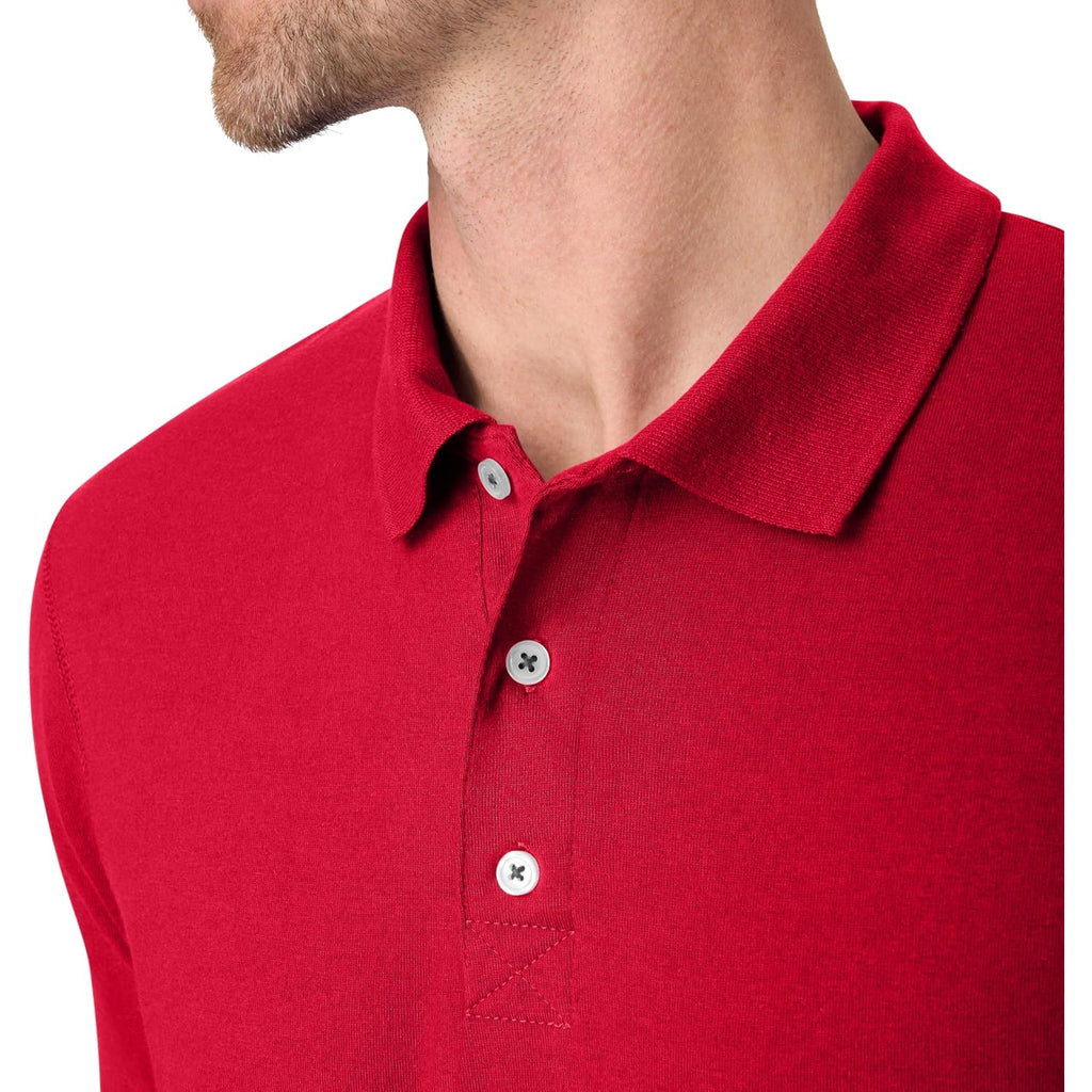 Hanes Mens X-Temp Performance Polo, Cotton Blend Sport Shirt For Men With Odor Control