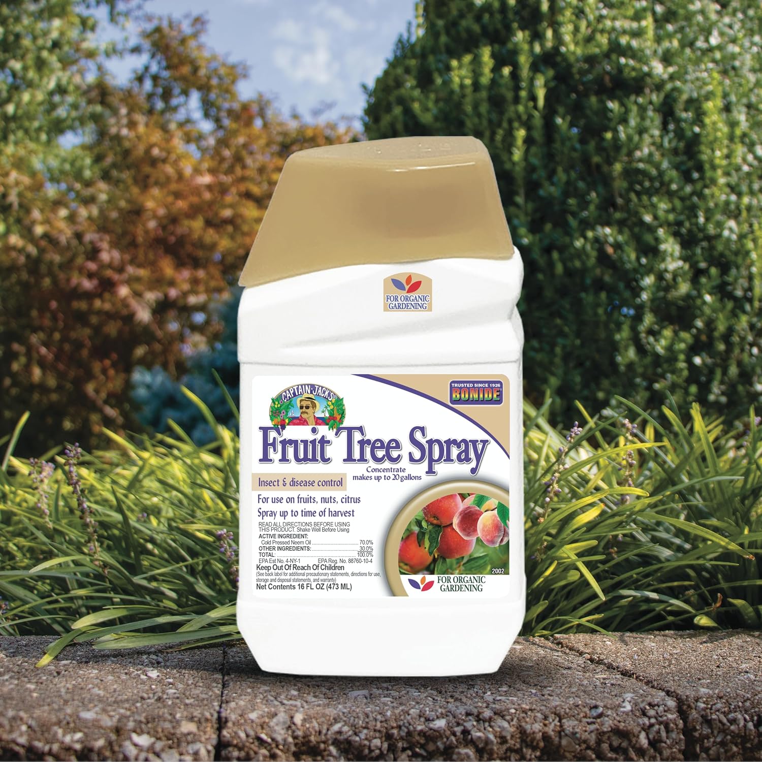 Bonide Captain Jack'S Fruit Tree Spray, 16 Oz Concentrate | Insect & Disease Control Spray, For Organic Gardening