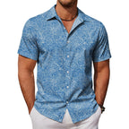 Coofandy Mens Hawaiian Shirts Short Sleeve Button Down Aloha Shirt Casual Beach Clothes