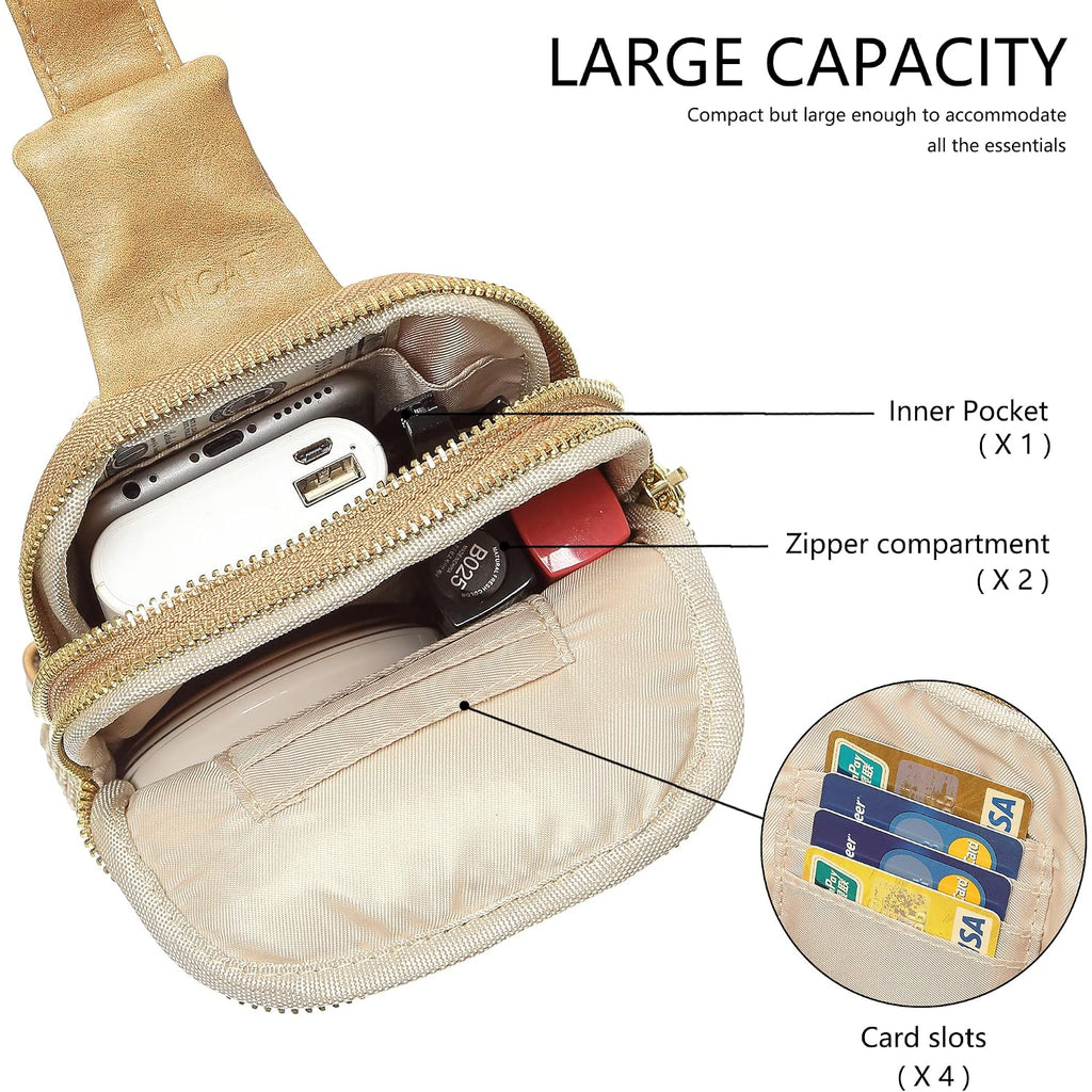 Small Faux Straw Crossbody Bag For Women, Lightweight Summer Beach Sling Purse For Everyday Errands And Casual Outings
