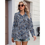 Button Down Shirts for Women Long Sleeve Blouse Dressy Casual Business Work Tops with Pocket