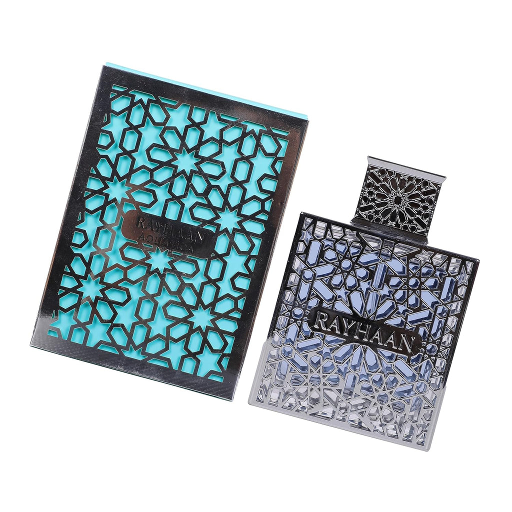 Rayhaan Aquatica – Fresh, Marine, Citrus, Clean – Eau De Parfum-Long-Lasting Fragrance For Men, 3.4 Ounce / 100 Ml