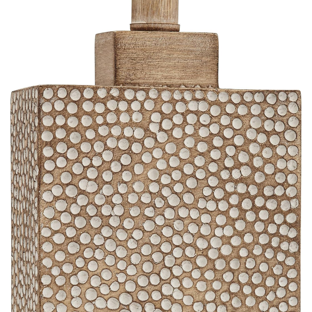 Caldwell 26 3/4" Tall Table Lamps Set Of 2 Hammered Base Farmhouse Rustic | Faux Wood Earth Bedroom Living Room House Home Bedside Nightstand Office Family Oatmeal Rectangular Shade