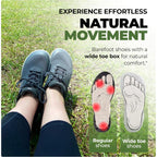 Hike Footwear Hf Stride – Hands-Off & Ergonomic Barefoot Shoes For Women Men, Thin Sole & Ultra-Light, Effortless Daily Wear Unisex