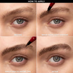 L'Oreal Paris Faux Brow, Hair-Like, Filling Eyebrow Pen With Double-Brush Tip, Fast & Precise Eyebrow Makeup, Blonde, 0.04 Fl Oz