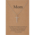 Lcherry Faith Cross Pendant Necklace for Women Religious Christian Jewelry Mother's Day Gifts for Women