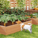 Garden Fence, Total 10Ft(L) X 24In(H) Garden Fencing Animal Barrier, 10 Pcs Rustproof Metal Fence Panels, Black No Dig Fence, Decorative Garden Fences And Borders For Dogs, Flower Bed, Patio