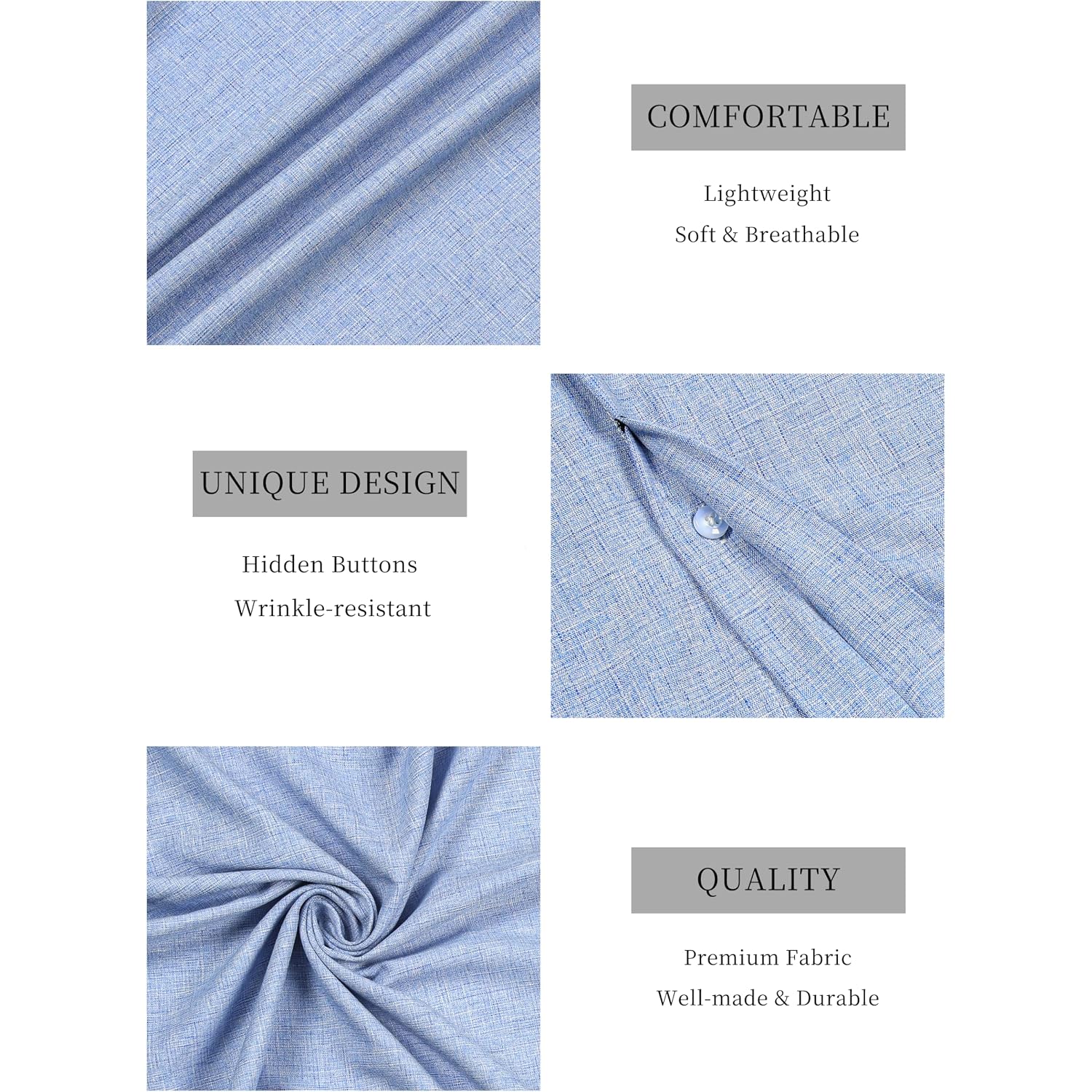 Mens Linen Shirts Short Sleeve Casual Shirt Button Down Summer Beach Vacation Tops Men Casual Dress Shirts Breathable