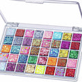 Fandamei 40 Colors Face Glitter, Face Paint Glitter Gel - Face Glitter For Women Girls, No Glue Needed, Multi-Purpose Glitter Makeup For Hair Face Body Halloween Rave Carnival