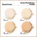 Revlon PhotoReady Blurring Face Powder Makeup, Longwear, Light-Medium Coverage with Flawless Finish, Shine & Oil-Free, 020 Light Medium, 0.25 oz