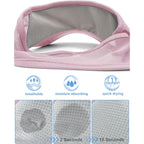 Sport Sun-Visor Hat Men Women Summer Uv Protection, Lightweight Cooling Golf Running Tennis Sweat-Band Cap