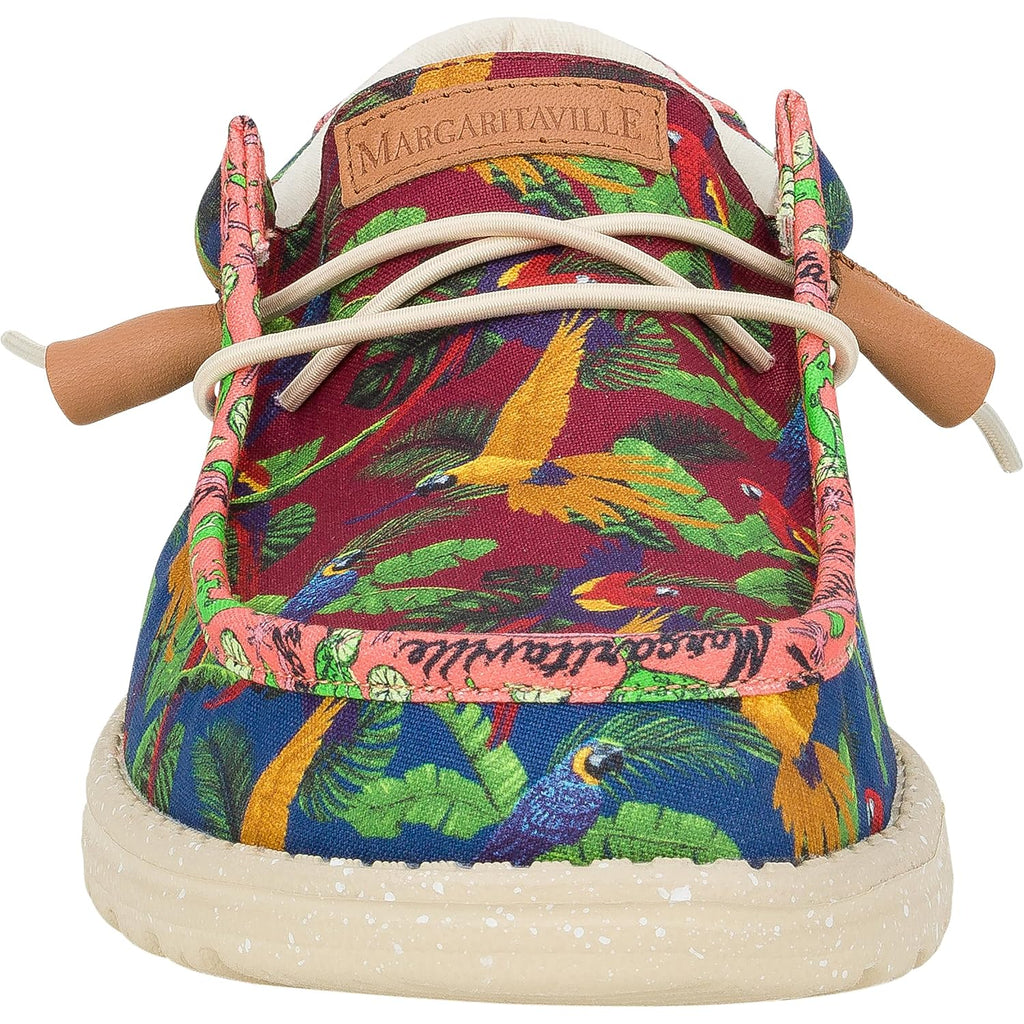 Heydude Men'S Wally Margaritaville Slip On Shoes | Tropical Print | Lightweight Casual Loafers