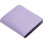 Toughergun Women’s Small Slim Leather Wallet with RFID Protection, Compact Bifold Mini Purse with Clear ID Window