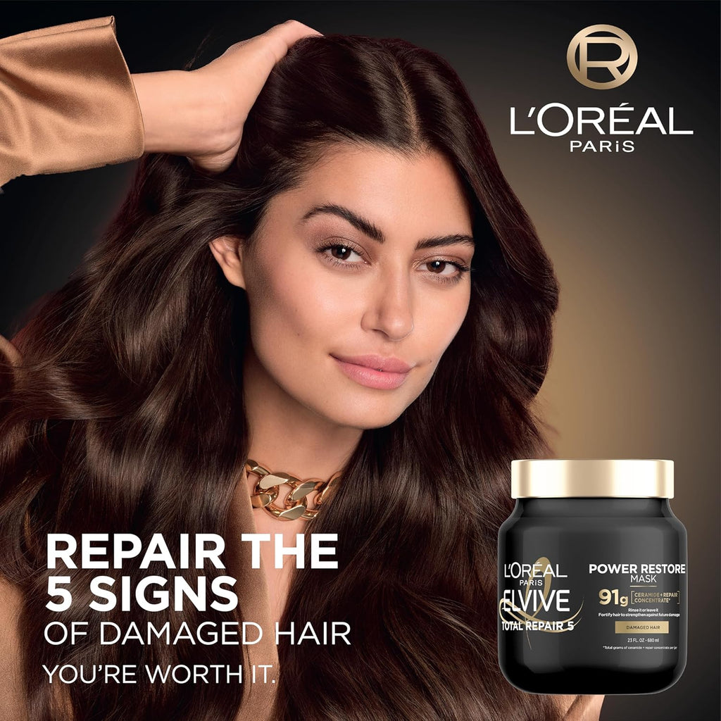 L'Oreal Paris Elvive TR5 Power Restore Multi Use Treatment (Packaging May Vary)