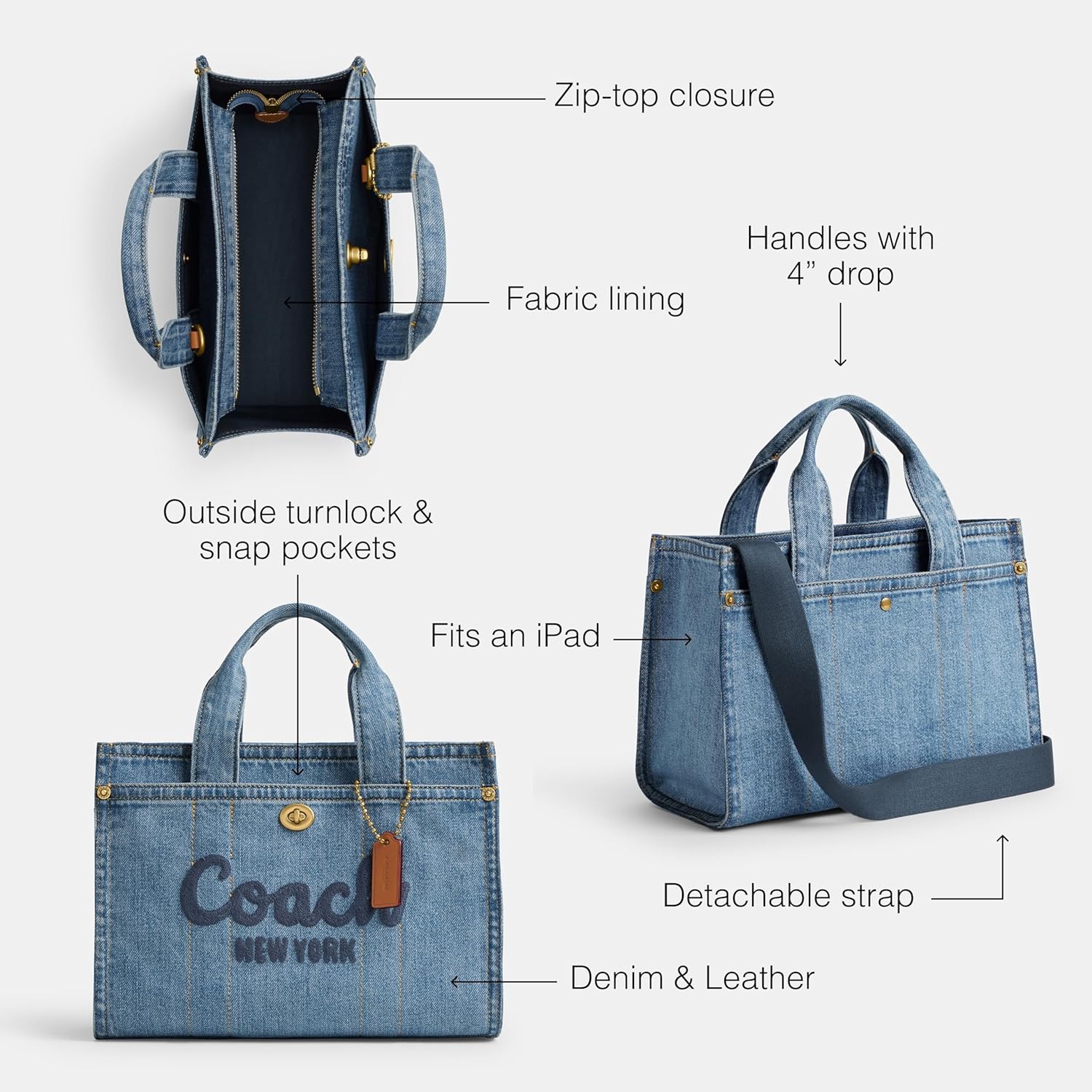 Coach Women's Cargo Tote 26