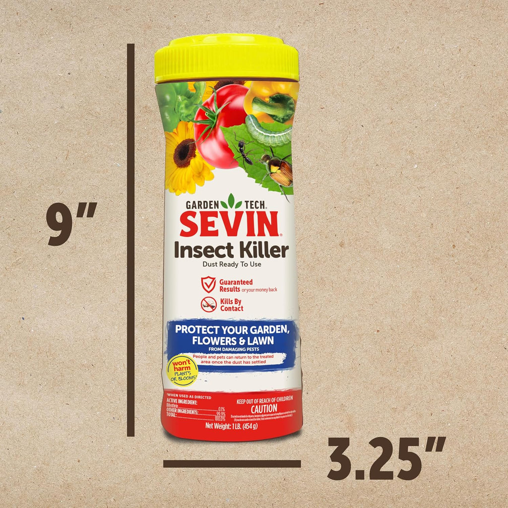 Sevin 100550409 Insect Killer Dust 1 Pound, White Label
