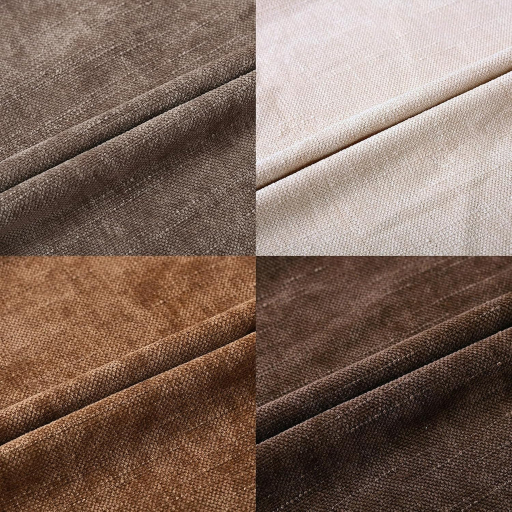 Set Of 4 Soft Textured Throw Pillow Covers 18X18 Inch Cozy Decorative Farmhouse Cushion Cover Square Accent Pillow Cases For Bed Couch Sofa Living Room, Beige Taupe Brown