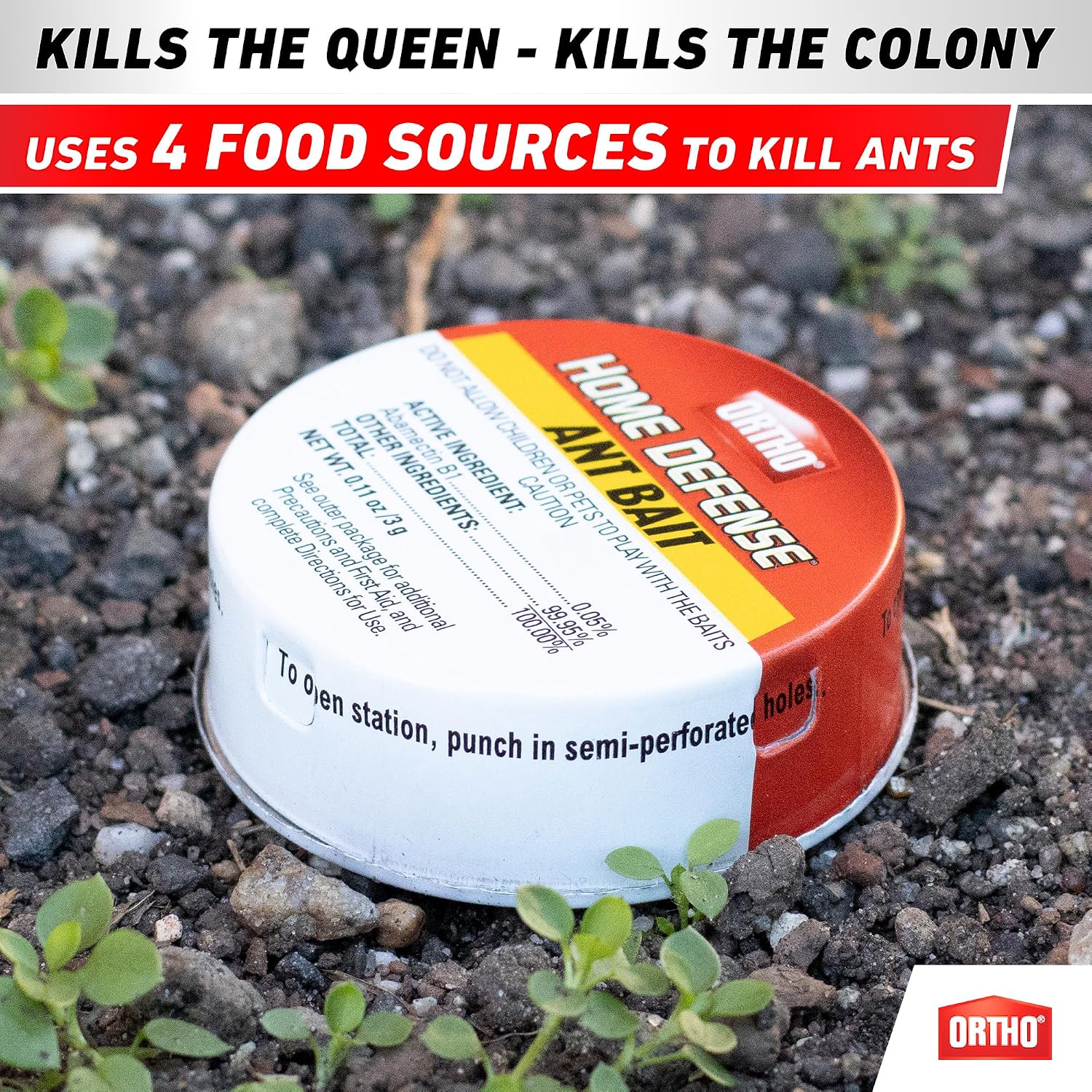 Ant Traps Indoor By Ortho Home Defense 4Pk- Metallic & Adhesive Ant Killer Indoor & Ant Killer Outdoor - Ant Trap