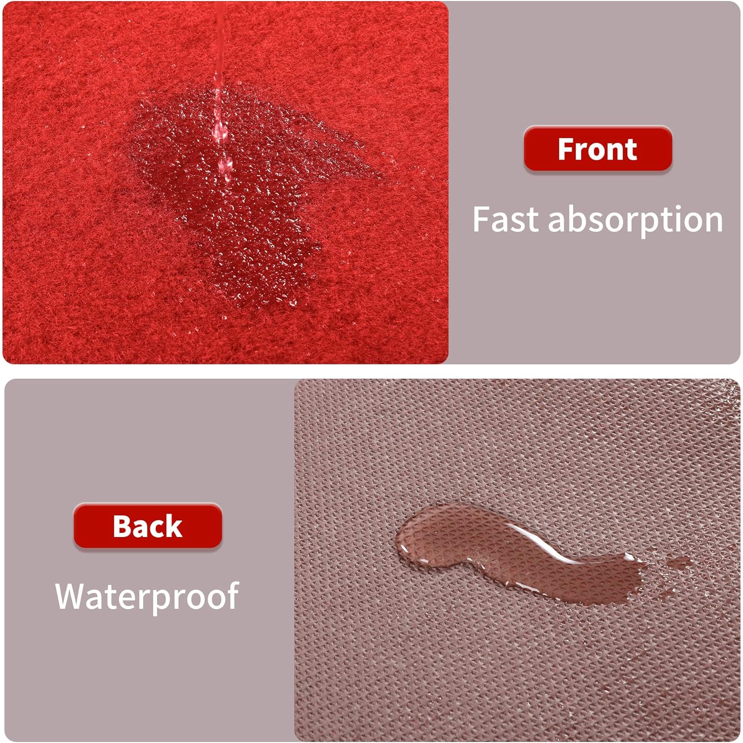 HOMBYS 450 GSM Extra Thick 3x10 ft Red Carpet Runner for Partys & Events, Heavy-Duty Felt Aisle Runway Rug for Steps, Prom Proposal & Wedding Ceremony Decorations, Hollywood Oscars for VIP Awards
