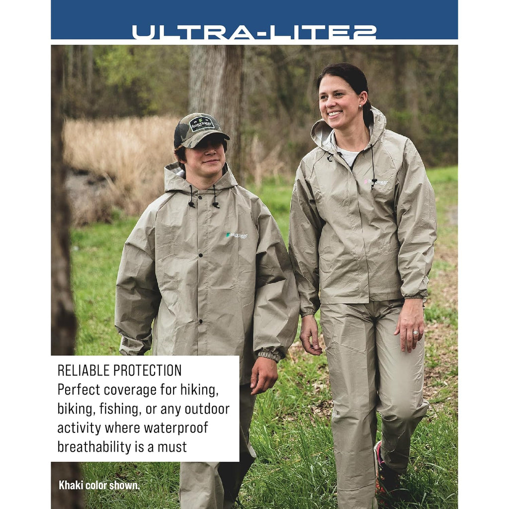 Frogg Toggs Women'S Ultra-Lite2 2-Layer Waterproof Breathable Protective Rain Suit