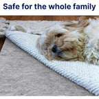 RUGPADUSA - Basics - 8'x10' - 1/4" Thick - 100% Felt - Protective Cushioning Rug Pad - Safe for All Floors and Finishes Including Hardwoods