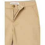 Women's Mid-Rise Slim-Fit 5 Inch Inseam Khaki Shorts (Available in Straight and Curvy Fits)