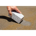 Poolmaster Extra Large Pumice Stone For Pool And Spa Cleaning, Removes Calcium, Hard Water And Mineral Stains From Tile, Grout And Concrete, Pro Size