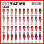 Maybelline Color Sensational Lipstick, Lip Makeup, Cream Finish, Hydrating Lipstick, Nearly There, Nude ,1 Count