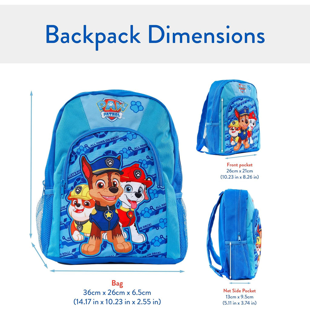 Paw Patrol Backpack | Chase Rubble Marshall Boys Backpacks | School Bag For Kids
