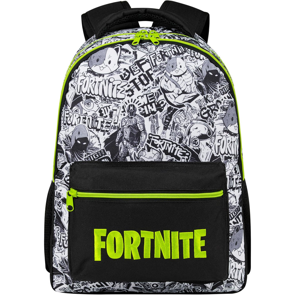 Fortnite Backpack For Kids Teens School Bookbag Travel Bag Rucksack For Vacation Sports Gifts For Kids (Black Aop)