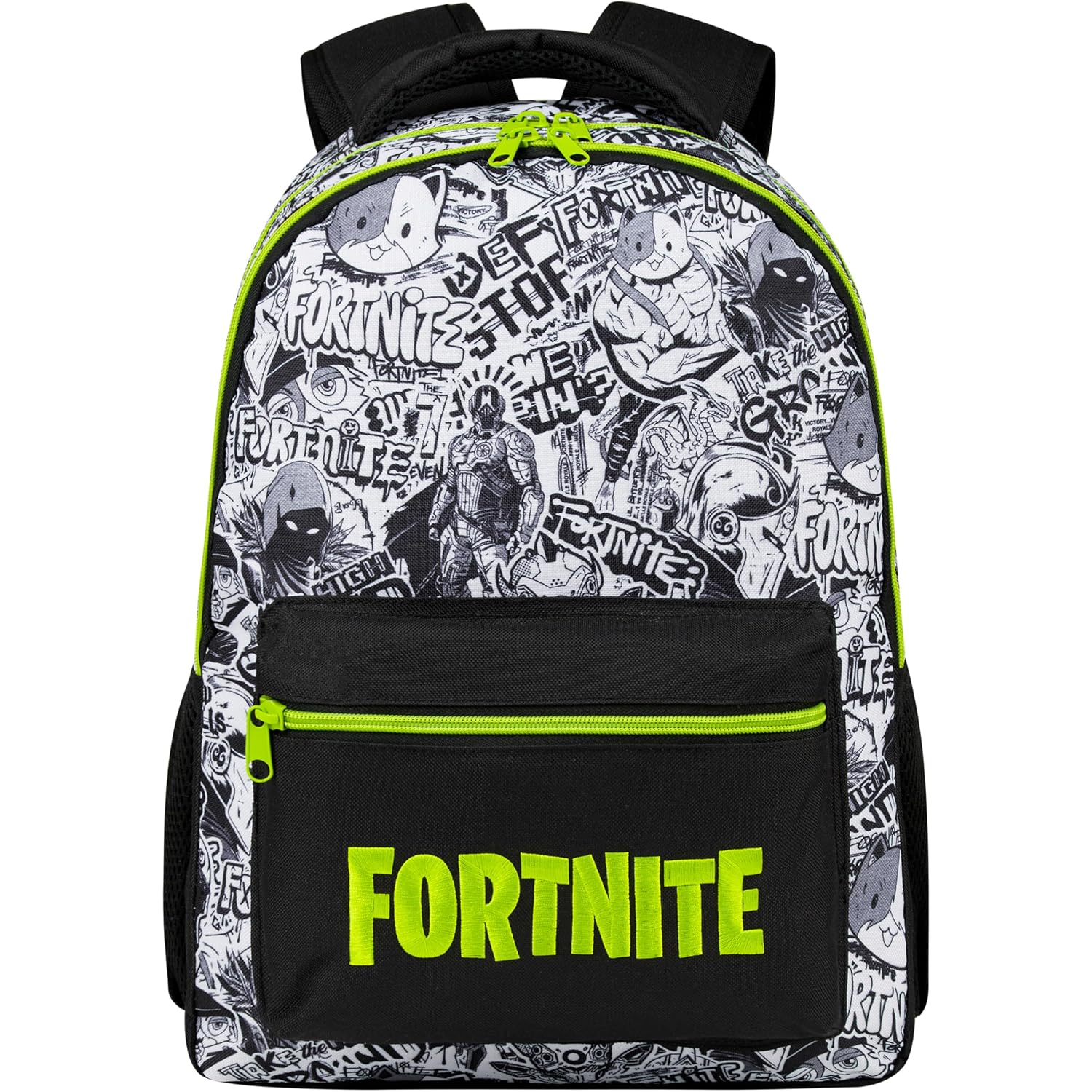 Fortnite Backpack For Kids Teens School Bookbag Travel Bag Rucksack For Vacation Sports Gifts For Kids (Black Aop)