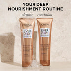 L'Oreal Paris Hair Conditioner For Dry Hair, Triple Action Hydration, Apricot Oil Infused, Everpure, 8.5 Fl Oz (Packaging May Vary)