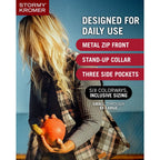 Stormy Kromer The Ida Outfitter, Wool Blend Outdoor Vest, Full Zip W/Princess Seams, Three Pockets, Unlined Lightweight Fit