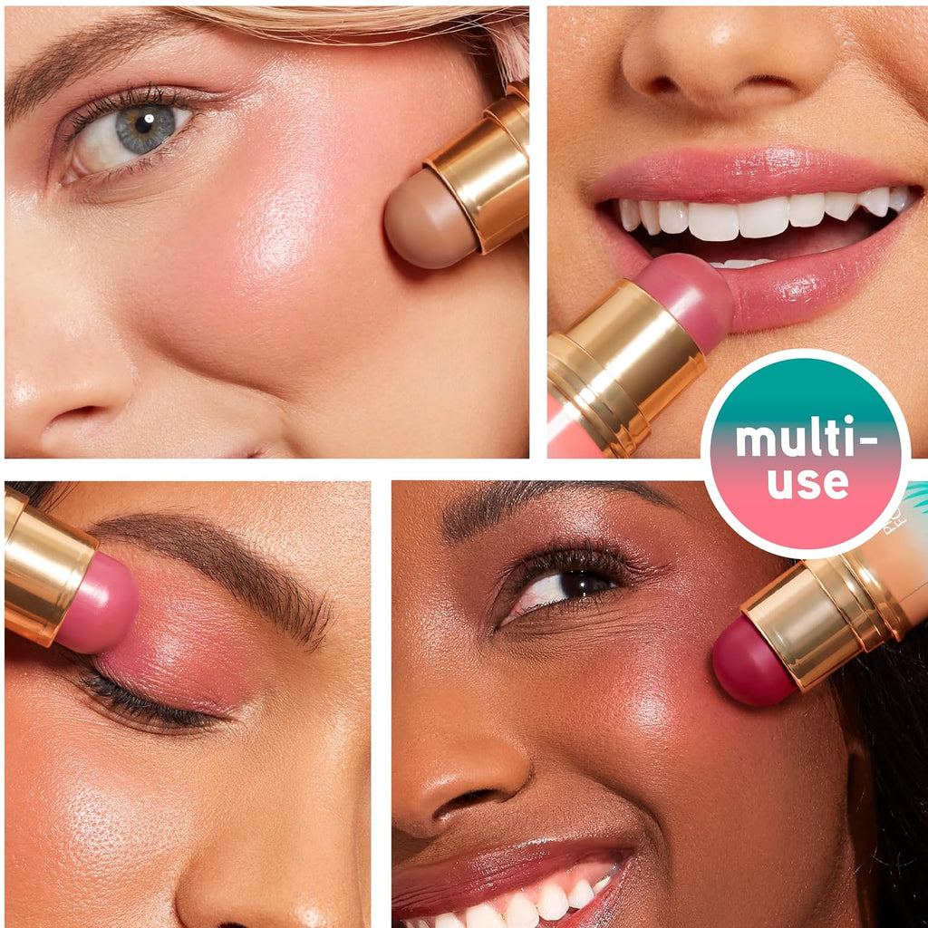 Physicians Formula Butter Glow & Go Multiuse Stick, Ultra-Creamy Radiant Finish Formula With Murumuru Butter, Vegan & Cruelty-Free- Berry Tan