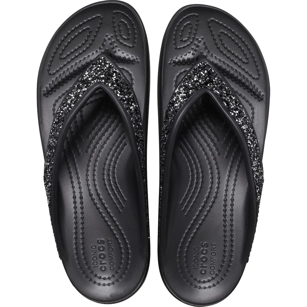 Crocs Sloane Embellished Wedge Flip Flops | Sandals For Women
