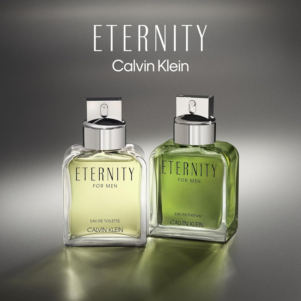 Calvin Klein Eternity Eau de Parfum – Woody Men's Cologne – With Notes of Sage, Cypress & Suede Accord – Long Lasting Fragrance