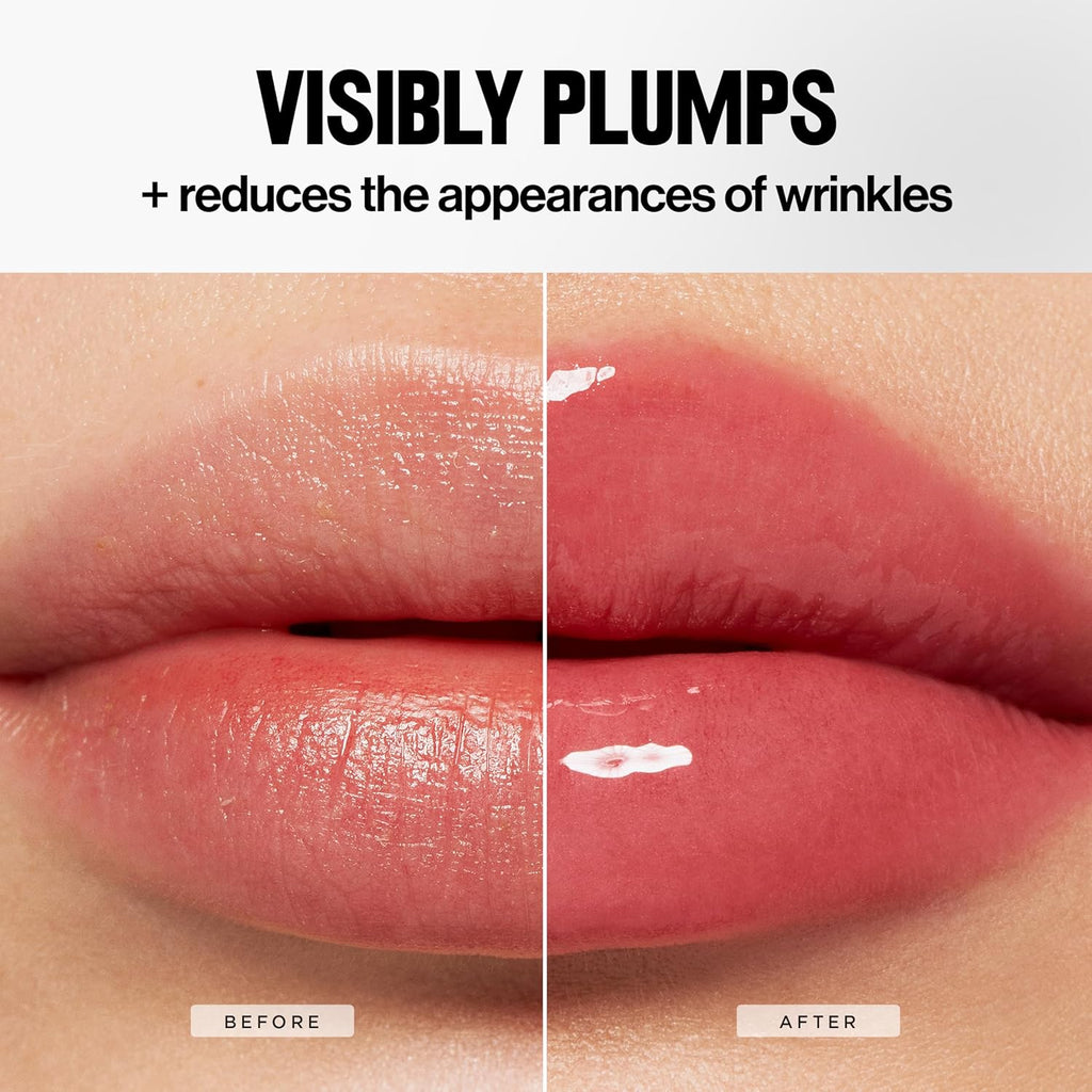 REVLON PhotoReady Instant Plump Serum, Plumping Gloss, Hydrating, Non-Sticky & High Shine Finish, 005 Heatonist, 0.25 fl oz