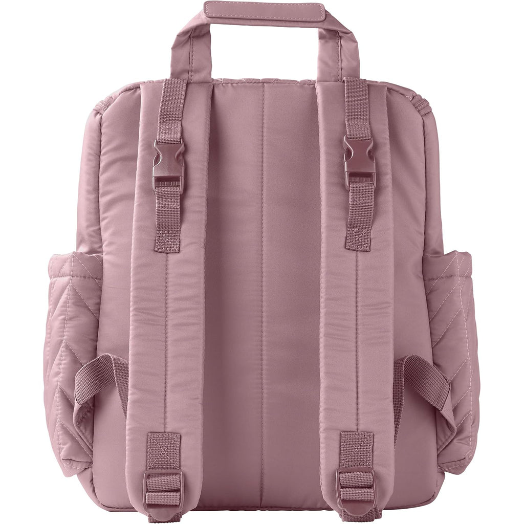 Skip Hop Diaper Bag Backpack: Forma, Multi-Function Baby Travel Bag With Changing Pad & Stroller Attachment, Mauve Mist